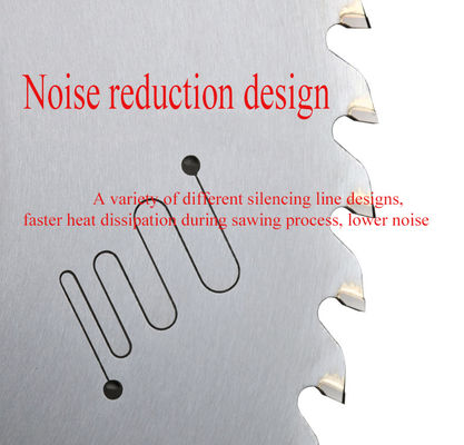 2-5 mm d'épaisseur Dents en carbure d'aluminium TCT CLADE de scie circulaire revêtue d'or