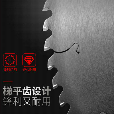 2-5 mm d'épaisseur Dents en carbure d'aluminium TCT CLADE de scie circulaire revêtue d'or