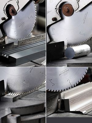 60/80/100/120 Type de dentelle à pointe de carbure Lamelle de scie circulaire pour machine à scie en aluminium