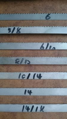 Lampe de scie à découpe métallique 0,6 mm d'épaisseur et 14/18 dents par pouce pour diverses applications