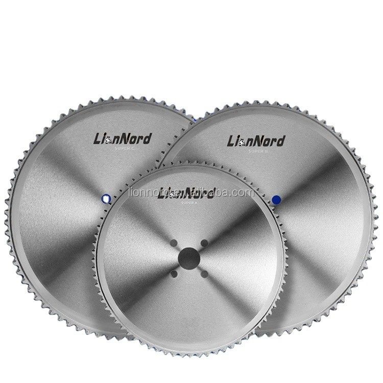 Conseils de carbure Lamelle de scie de coupe métallique pour acier inoxydable Ti-enduit 285mm BS BW dents