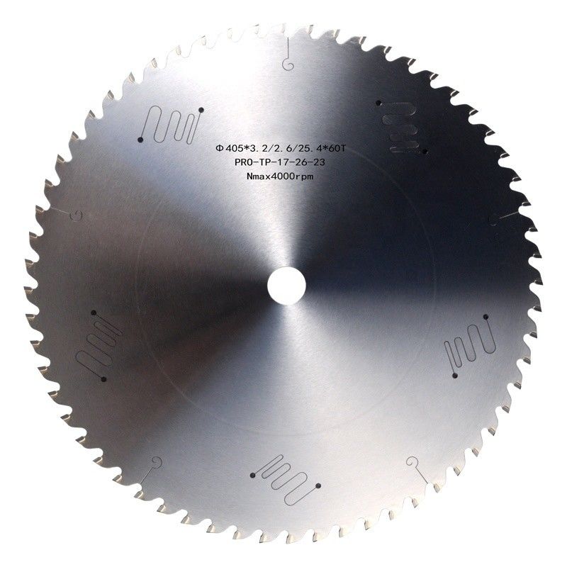 60/80/100/120 Type de dentelle à pointe de carbure Lamelle de scie circulaire pour machine à scie en aluminium