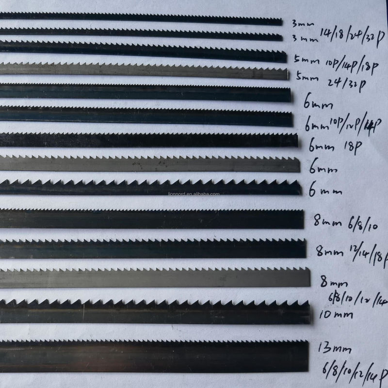 0.6 mm lame de scie de coupe métallique 3 mm 5 mm 6 mm 8 mm 10 mm 13 mm pour la coupe du bois et du plastique