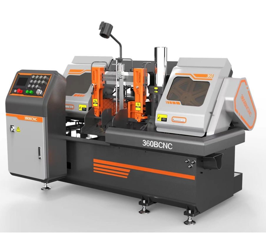 Scie à bande de découpe CNC intelligente avec 4 kW de puissance moteur et taille de lame 4400*34 mm